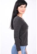 Bluza Dama Only Onlsony Placket Dark Grey Melange